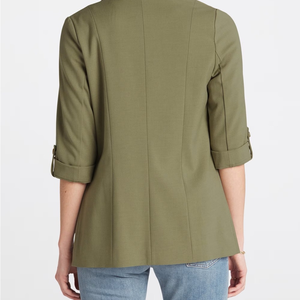 Boyfriend Oversized Olive Blazer - Picture 5 of 6